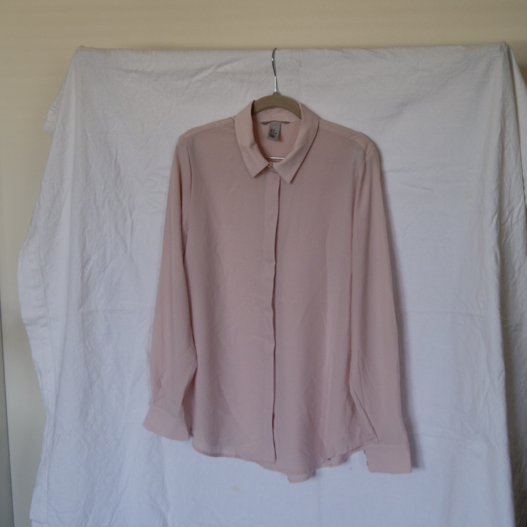 Blush Colored Button Up